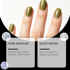 Stylo de vernis à ongles en <span class=keywords><strong>gel</strong></span> en une seule étape, couleur vibrante, longue tenue, application facile, portable, manucure DIY à domicile, simple, capacité de 5 ml - Product Image 2
