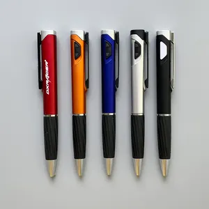 工場価格パーソナライズされた耐久性のあるギフト広告グローロゴライトLEDペン