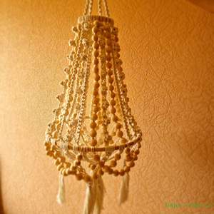 Oferta Especial: Lámpara Colgante de Techo Estilo Rústico Antiguo, Tejida con Cuentas, 100% Algodón, Peso Medio, Vietnam - Product Image 4