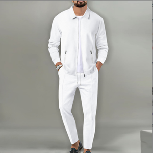 Ensemble <span class=keywords><strong>de</strong></span> survêtement pour homme, automne, imprimé, à capuche, rayé, course à pied, fitness, <span class=keywords><strong>jogging</strong></span>, 2 pièces, respirant, léger, spandex/nylon - Product Image 6