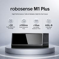 RoboSense M1 Plus 2ème Génération, Capteur Laser 3D Intelligent LiDAR à Semi-Conducteurs, Métallique, de Qualité Automobile, pour ADAS et Conduite Autonome