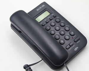 Offre Spéciale pas cher analogique <span class=keywords><strong>simple</strong></span> téléphone filaire set soutien mur-mount caller ID POUR home office téléphone - Product Image 3