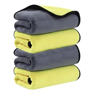 Reusable Quick Dry Car Wash Towel 600GSM Polishing Cleaning Car Cloth Ultra Absorbent Car Microfiber Towel