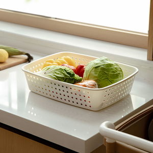 Chariot de rangement multi-niveaux pour cuisine avec panier à légumes, étagère mobile à roulettes pour cuisine, type sur pied, 3 étages - Product Image 2