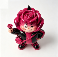 Figurine de collection personnalisée Rose Devil en PVC et ABS, statue d'art fabriquée en Chine, OEM sur mesure pour la vente en gros aux marques