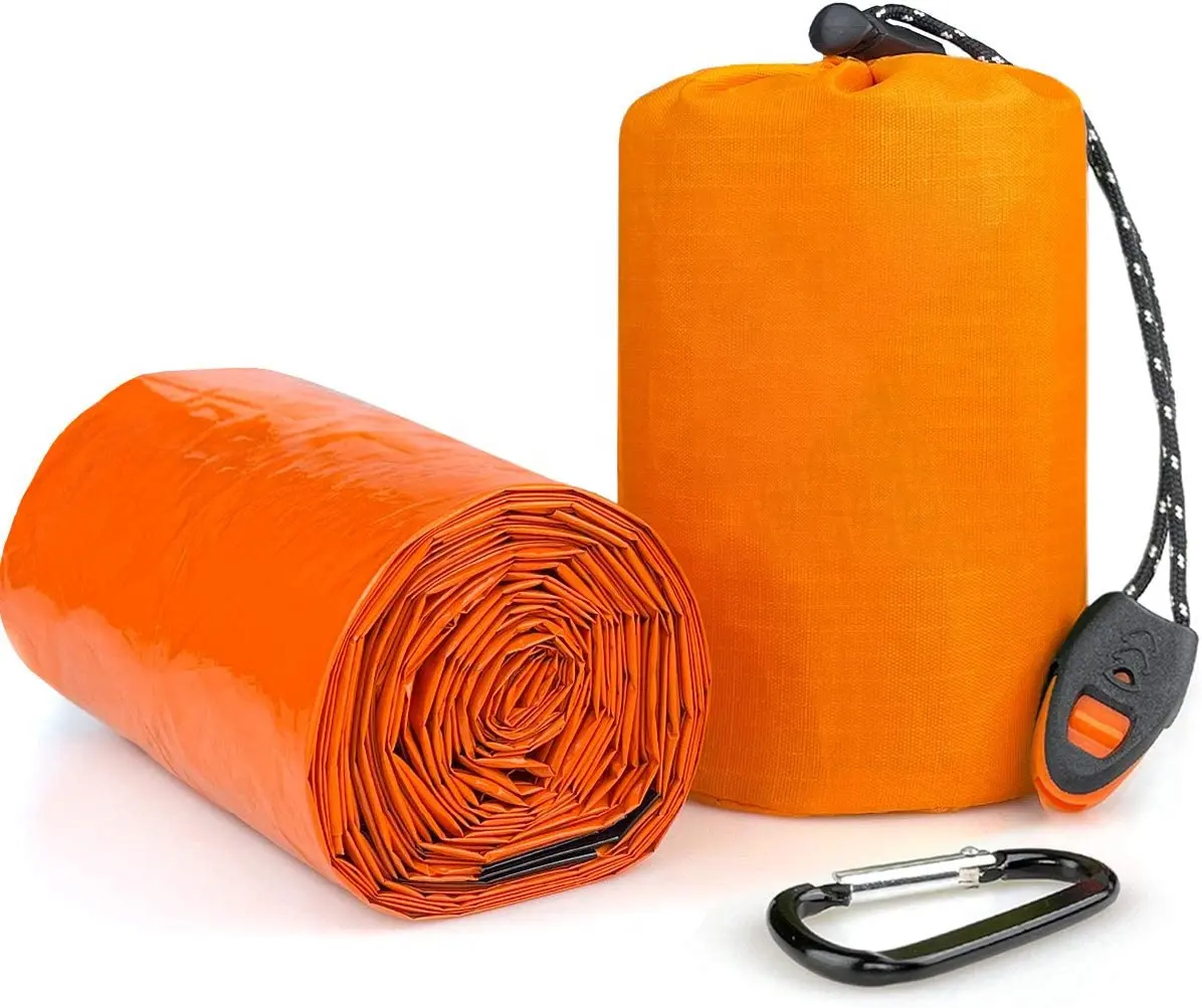 Outdoor Camping Hiking Mountaineering Survival Portable Lightweight Waterproof Adults Emergency Sleeping Bag 2023