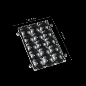 Qualität 5,5-Zoll-PMMA-Kunststoff-Mehrzellen-Kunststofflinsen-Array mit Halterung 3*5-Zell linsen 3D-Druckermodullinse