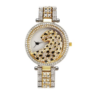 Reloj de Lujo para Mujer con Diamantes, Reloj de Acero Inoxidable, Reloj de Cuarzo con Diseño de Leopardo, Gran Venta - Product Image 1