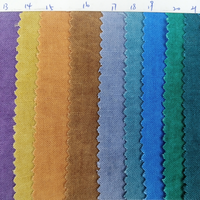 Tissu teint en fil double couche vert à la mode, poids moyen 55% lin 45% rayonne pour robes d'hiver, rideaux, vêtements pour garçons