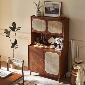 Nordic Solid Wood <b>Sideboard</b> With Storage Living Room Cabinet - Product Image 3