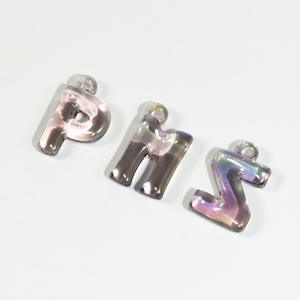 Englische Buchstaben Lack-Anhänger Handy- & Schlüsselanhänger Dreidimensionale PMMA DIY Schmuckzubehör Zweiseitiger Einbrennlack - Product Image 6