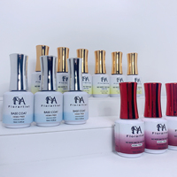 Base de gel de couche de finition transparente sans Hema et couche de finition mate sans TPO vernis à ongles sans essuyage couche de finition UV haute brillance