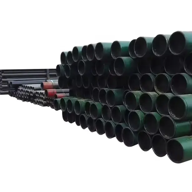 Boîtier d'huile intermédiaire 9 5/8 API 5CT poids 47 lb/ft Grade connexion N-80 BTC Lenge R3 tuyau de tubage de puits de pétrole et de gaz sans soudure