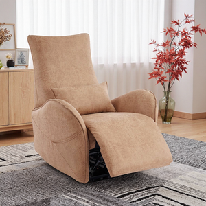 <span class=keywords><strong>Fauteuil</strong></span> inclinable pivotant électrique en microfibre pour salon, <span class=keywords><strong>fauteuil</strong></span> de relaxation, canapé-lit - Product Image 1