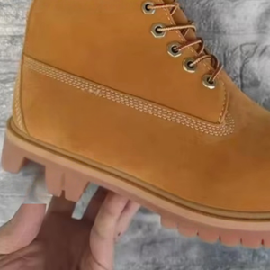 Botas de Trabajo de Cuero de Lujo de Diseño Original 2025, Impermeables y Transpirables, Botas de Cuero de Caña Alta para Otoño e Invierno - Product Image 6