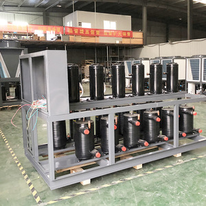 Pompe à chaleur turbo à source d'eau R-410A 380V en métal, économe en énergie pour le chauffage et le refroidissement en aquaculture - Product Image 1
