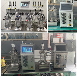 เครื่องปฏิกรณ์ชีวภาพแบบกระจกควบคุมอัจฉริยะพร้อม5L ตรวจสอบระยะไกลเครื่องปฏิกรณ์ชีวภาพแบบเมมเบรน - Product Image 6