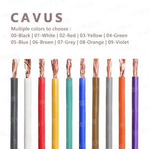 CAVUS Fil Fabricant Professionnel CAVUS Fil Automobile Flexible Basse Tension Jaso Standard Pour Voiture Automobile Pvc Isolation