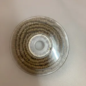 Vor geladene Mikro ringe Links Silikon gefütterte Perlen Haar verlängerung werkzeuge Benutzer definiertes Private Label Logo 5,0mm 1000 Stück/Rolle