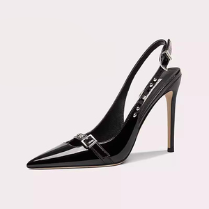 Lily Wei Twilight Elegant Black One-Strap Tacones altos <span class=keywords><strong>Sandalias</strong></span> de mujer de gama alta con estilo sexy - Product Image 1