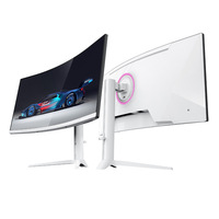 Moniteur de jeu 34 pouces 4K 165Hz 21:9, temps de réponse 5ms, luminosité 250cd/m², écran incurvé, exclusivité transfrontalière pour ordinateur de bureau