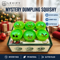 Mystery Dumpling Squishy Spielzeuge Stressabbau Fidget Dumpling Squishy Mystery Box Fjumbo Dumpling Squishy Schreibtisch-Beruhigungsspielzeug für den Alltag