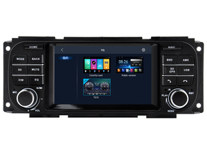 Lecteur audio de voiture Android 14 5 pouces pour JEEP Grand Cherokee <span class=keywords><strong>Liberty</strong></span> Wrangler Chrysler pour Dodge 1999-2004 GPS DSP Carplay Radio - Product Image 3