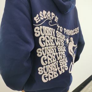 Sweat à capuche vintage personnalisé délavé à l'acide pour hommes, tissu tricoté en polyester éponge française de grande taille avec logo sur le devant - Product Image 5