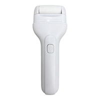 Rouleau exfoliant rechargeable pour pieds, utilisation humide/sèche, lavable, avec LED, pour peaux dures et gercées, soin des pieds