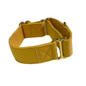 Collar de Perro <span class=keywords><strong>Martingale</strong></span> Ajustable de Alta Calidad, Lujoso, Suave y Cómodo, con Anillo en D de Metal Dorado, al por Mayor - Product Image 4