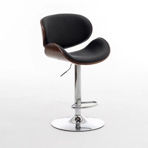 Wss Factory Custom Household Furniture Leather <b>Bar</b> Chair Steel Leg <b>Bar</b> Counter Rotating <b>Bar</b> <b>Stool</b> <b>Adjustable</b> - Product Image 2
