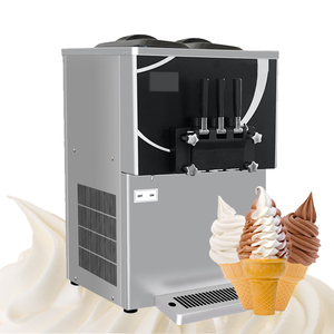 Machine à glaces commerciale trois couleurs à double trémie Wedrink pour la fabrication de glaces molles - Product Image 6