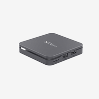 Boîtier TV Android 12.0 Quad Core X96Q OEM en gros pour streaming, ROM double bande 2.4G/5GHz, télécommande vocale BT5.0