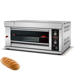 อุปกรณ์อบขนมปังแบบอัตโนมัติ1ชั้น2ถาดสำหรับอบขนมปังพิซซ่าอุปกรณ์อบที่อุณหภูมิสูงสภาพใหม่สำหรับเบเกอรี่ - Product Image 1
