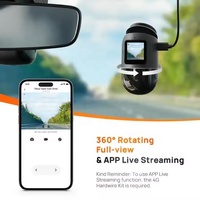 Cámara para Auto 70mai Dash Cam Omni X200 con Vista 360°, GPS Integrado, ADAS, Grabación DVR, Monitor de Estacionamiento 24H, Almacenamiento EMMC e IA