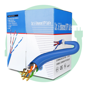 1000ft محمية في الهواء الطلق القط 6 كابل PVC + PE سترة Al احباط 90% تجديل النحاس sftp cat6 كابل شبكة محلية 305m - Product Image 6