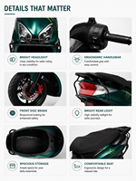 Scooter à essence EURO 5 50CC, 4 temps, refroidissement par air, démarrage électrique, frein à disque avant, frein à tambour arrière, cyclomoteur à essence pour les déplacements des adultes
