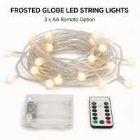 Dekorative LED-Lichterketten mit Kugel-, Stern-, Schneeflocken- und Mondmotiven