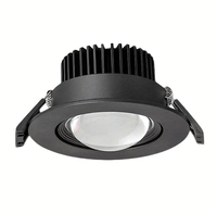Spot mural LED double couche encastré 75 mm, effet arc-en-ciel, intensité variable, lampe de plafond encastrée, support mural de fond, compatible OEM