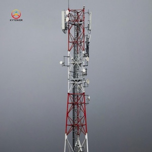 Tours de télécommunication autoportantes en acier angulaire 5G de 15 m, 30 m, 50 m pour la transmission et l'antenne de signal cellulaire - Product Image 1