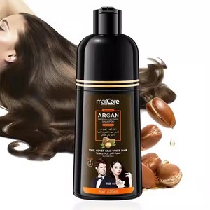 Tinte Permanente para el Cabello Maxcare Ginseng, Envío Rápido, Fabricación OEM, Venta al por Mayor, Crema Capilar Herbal Mágica de Color Negro Rápido que Cubre las Canas - Product Image 1