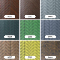 AMER Oem Factory 3d Panneau mural cannelé en charbon de bois 30cm décoratif