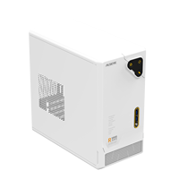 ALSEYE New Computer Case with Micro-ATX Tower with Magnetic Design Dust Filter, Transparent Glass Side Panel