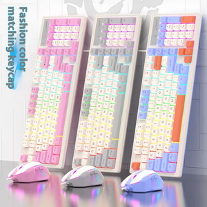 Key Standard Waterproof Gaming E-Sports <b>Wired</b> Keyboard and <b>Mouse</b> Combo Mixed Colors LED Backlit for Laptop in Stock - Product Image 4
