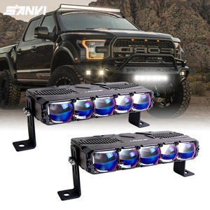 SANVI S500 Auto Led Grille <b>Lights</b> 26mm Thickness 75w 108w 5500k Blue Lens Fog <b>Work</b> Lamp External Auxiliary <b>Lights</b> - Product Image 2