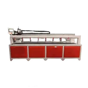 Full-automatic whole house wood door grooving machine Multi-function grooving machine solid wood panel bevelling machine