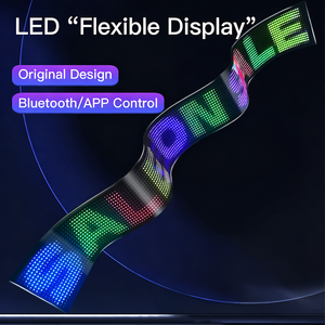 Panneau matriciel LED flexible RGB ultra-plat avec contrôleur USB, éclairage Devil Eye pour pare-brise de voiture, camion et concert - Product Image 6