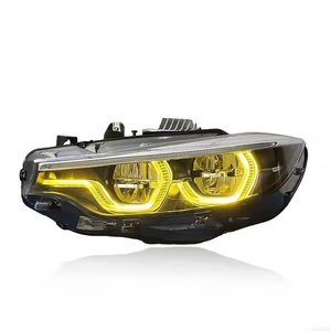 Sistema de Faros Delanteros JY para <span class=keywords><strong>BMW</strong></span> <span class=keywords><strong>Serie</strong></span> <span class=keywords><strong>4</strong></span> F32 F35 2014-2020, Luces LED DRL de Doble Color, 12V 6000K, Plug and Play - Product Image 5