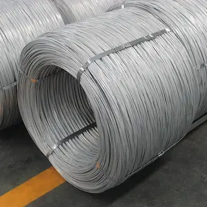 Galvanized Steel Wire Rods Hot Rolled Steel Wire Rod Metal Rope Excellent Cold Drawn Spring Steel Wires Rod For Armouring Cable
