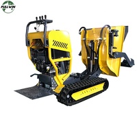 Fullwin Selbst laden 400kg 500kg Tracked Garden Dumper Truck Mini Kipper Crawler Dumper zu verkaufen